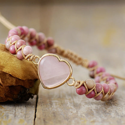 Heartfelt Love Rose Quartz Protection Bracelet (Buy 2, Get the 3rd Free!)
