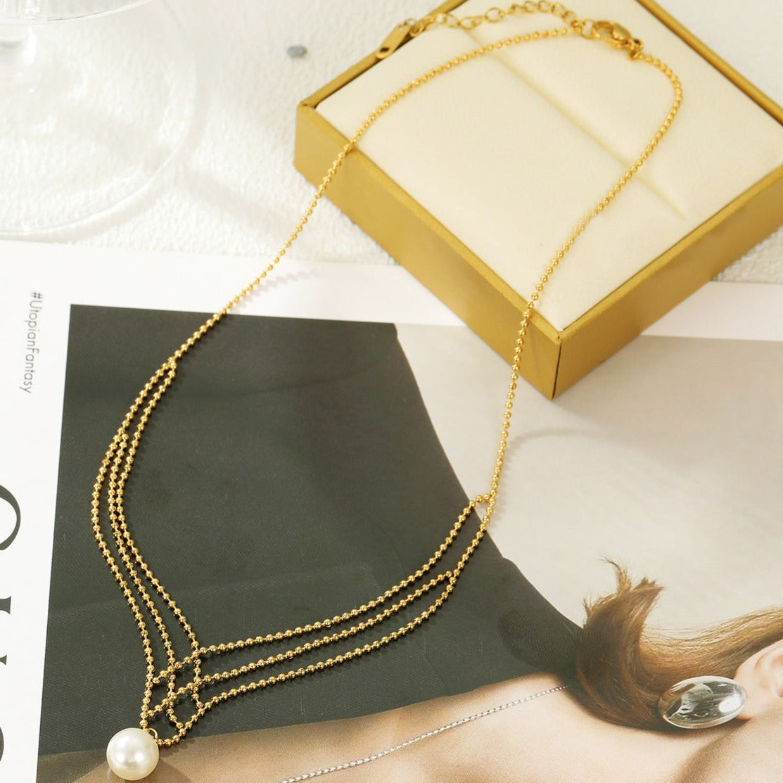 Opulent Akoya Pearl Necklace