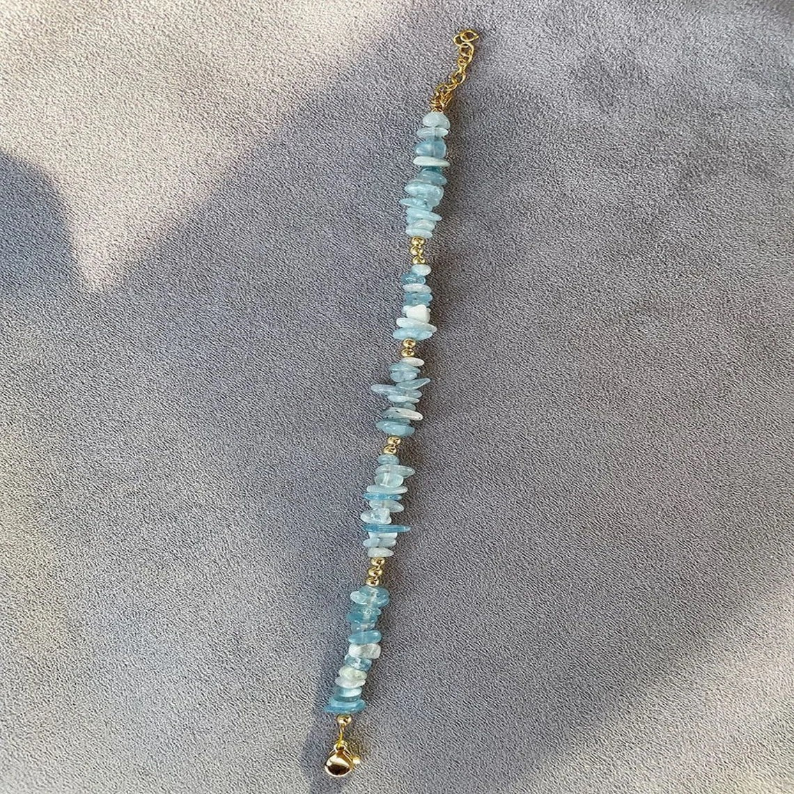 Natural Freshwater Stone Gravel Stitching Necklace (BUY 1 GET BRACELET FREE!)