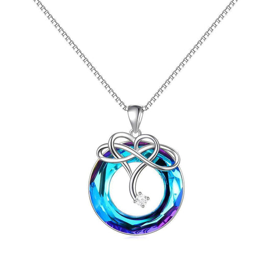 I Love You until Infinity Runs Out  Necklace S925 - ElineBeryl