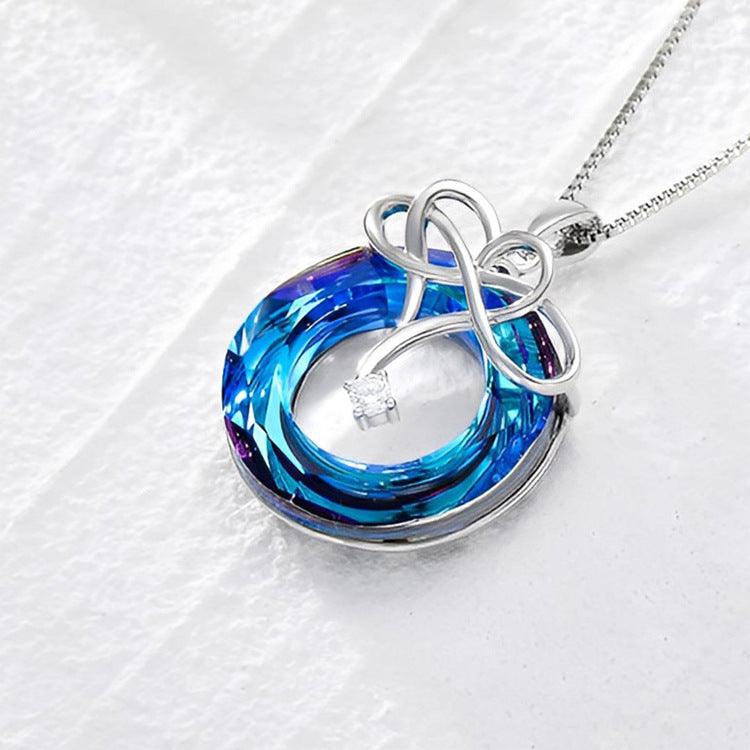 I Love You until Infinity Runs Out  Necklace S925 - ElineBeryl