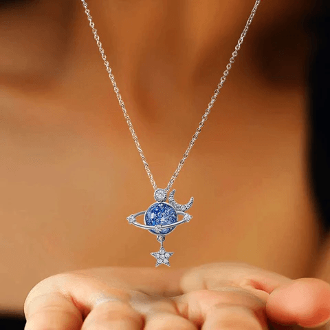 Starry Night Necklace S925 - ElineBeryl