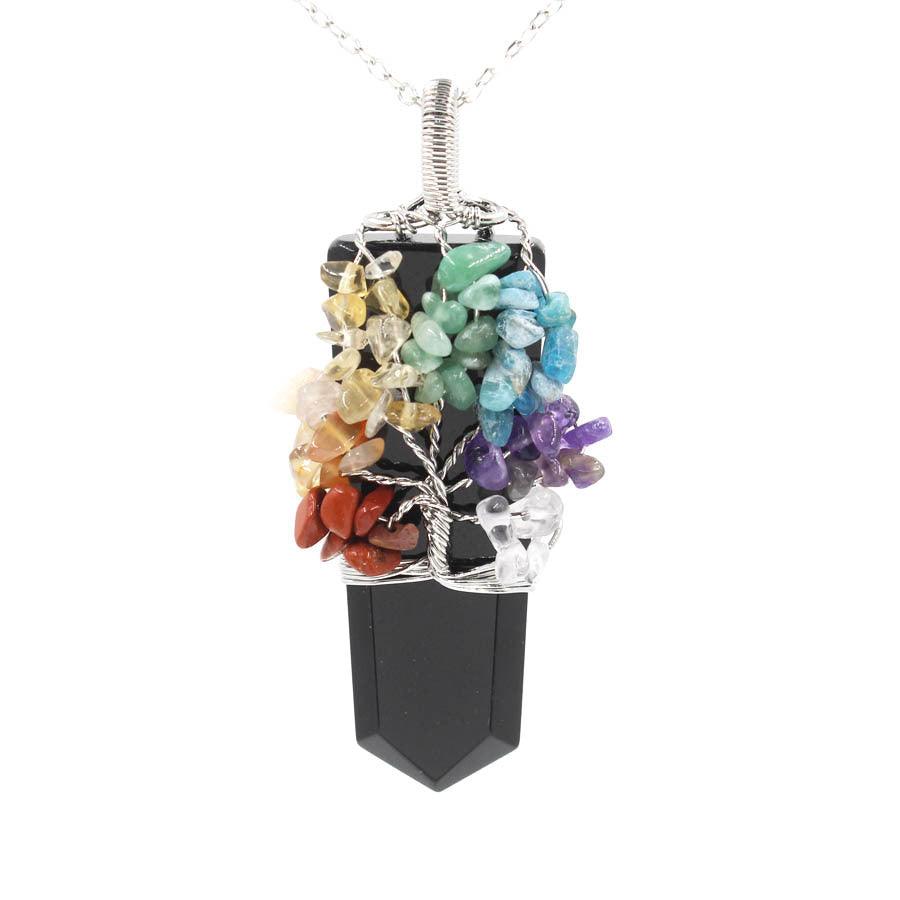 Crystal Tree Of Life Necklace - ElineBeryl